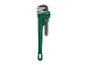Groene 14-inch pijpsleutel met de tekst 'HEAVY DUTY'