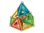 Kleurrijke magnetische bouwstenen in de vorm van een piramide.