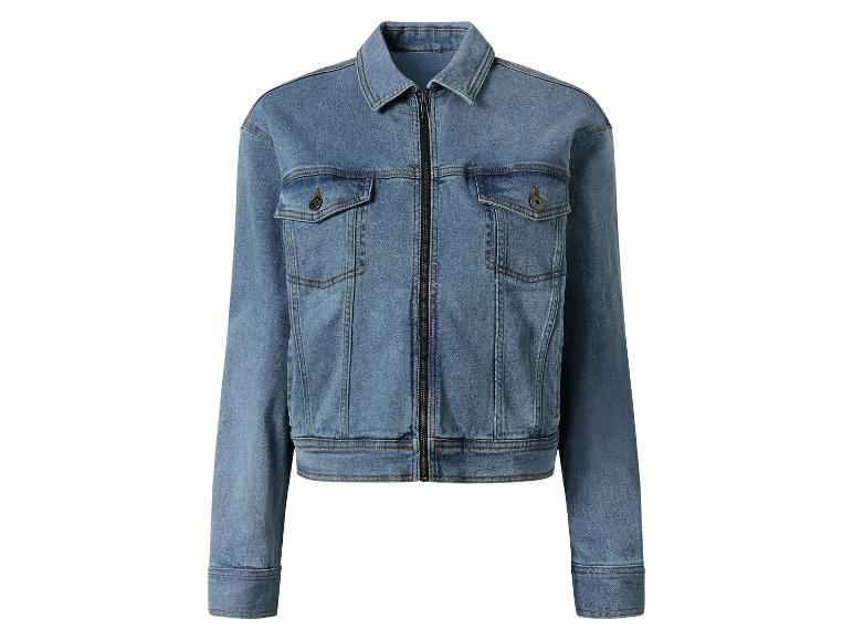 Spijkerjas met rits.