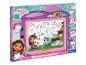 Een roze magnetisch tekenbord met Gabby's Dollhouse-thema van Clementoni.