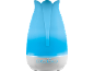 Blauwe tulpvormige aromadiffuser met licht- en timerfuncties
