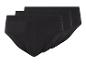 Drie zwarte katoenen slips.