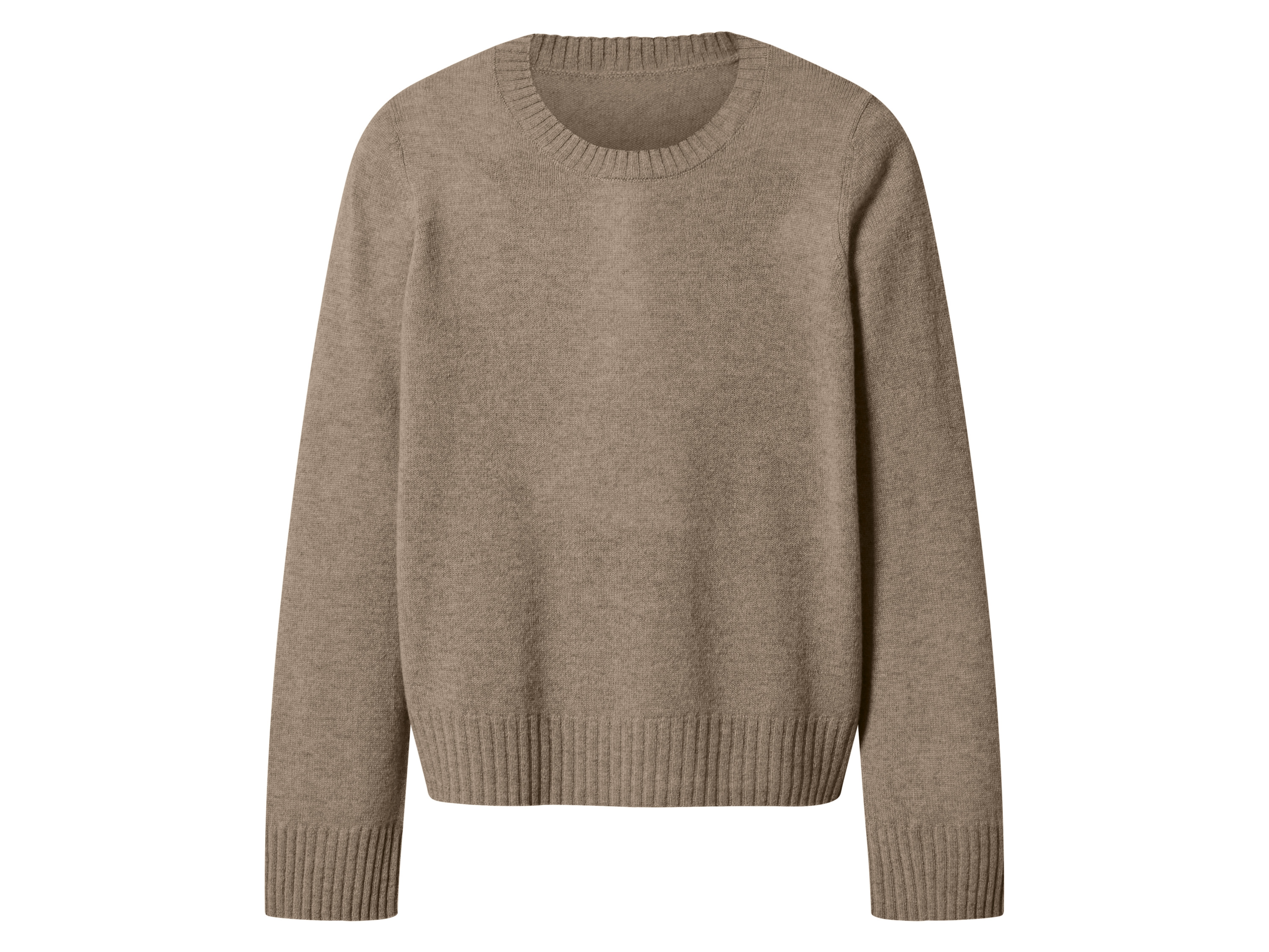 esmara Kasjmier dames trui (Beige, L (44/46)) afbeelding