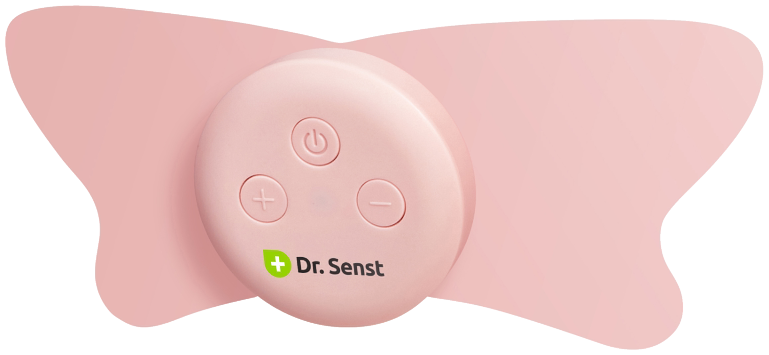 DR. SENST TENS-apparaat, menstruatie warmteband