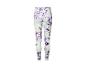 Sportlegging met abstracte mintgroene en paarse print