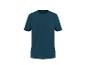 Donkergroenblauw T-shirt met korte mouwen en ronde hals