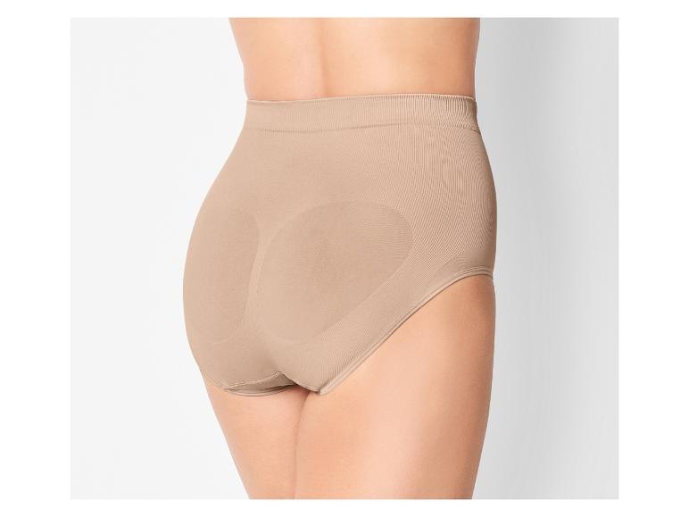 Beige corrigerende shapewear slip.