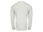 Lichtgrijs T-shirt met lange mouwen voor heren, achterkant
