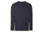 Een donkerblauwe longsleeve voor heren.