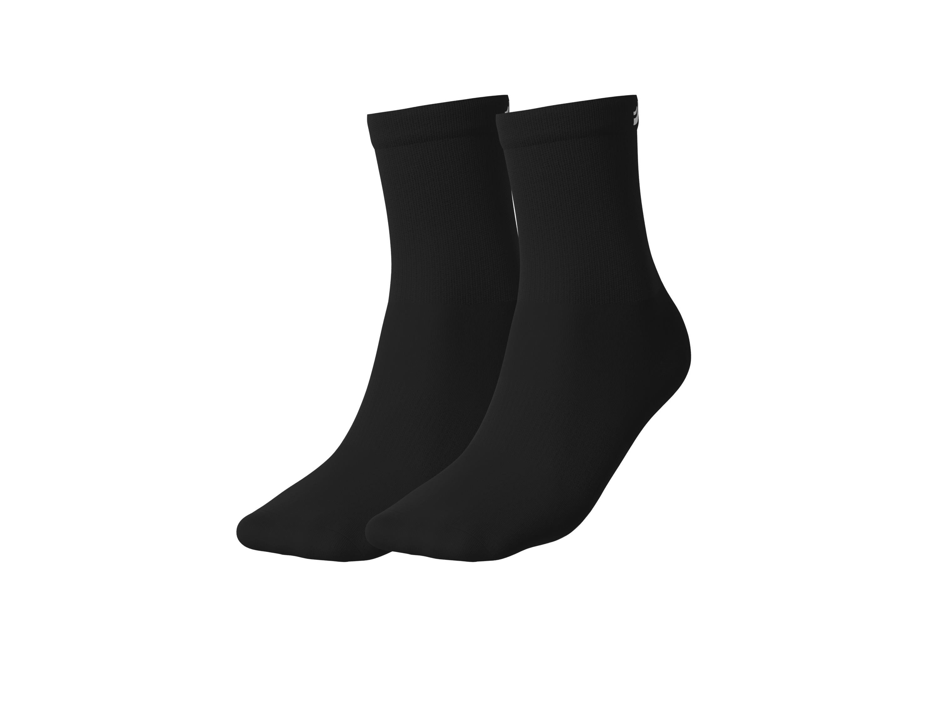 CRIVIT 2 Paar dames pilates sokken (Zwart/wit, 35-38)