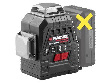 PARKSIDE PERFORMANCE® Accu-kruislijnlaser 20 V zonder accu en lader