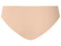 Beige dames slip met hoge taille, naadloos.