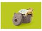 Opbergdoos in de vorm van een teddybeer met knuffel en deken