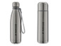 Twee zilveren thermosflessen van Parkside.