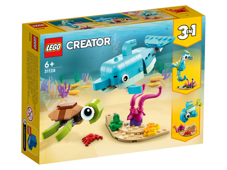 Ga naar volledige schermweergave: LEGO® Creator Dolfijn en schildpad - afbeelding 1