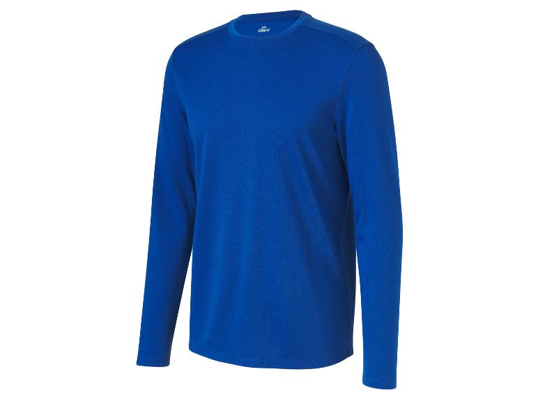 Blauwe heren longsleeve van Crivit.