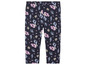 Donkerblauwe leggings met zeemeerminprint