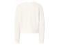 Crèmekleurige sweatshirt met lange mouwen, achterkant