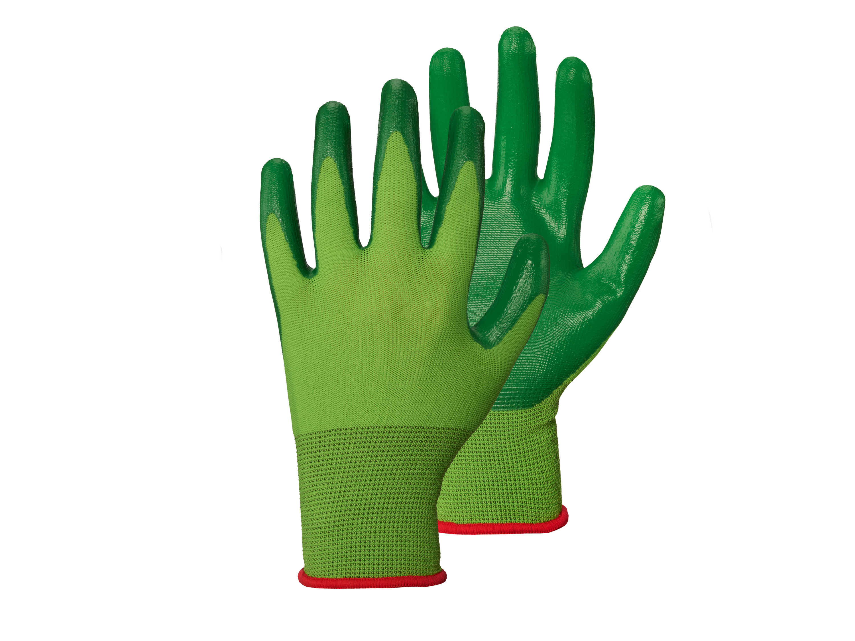 PARKSIDE Nitril tuinhandschoenen 4-pack (Rood/groen, 8)