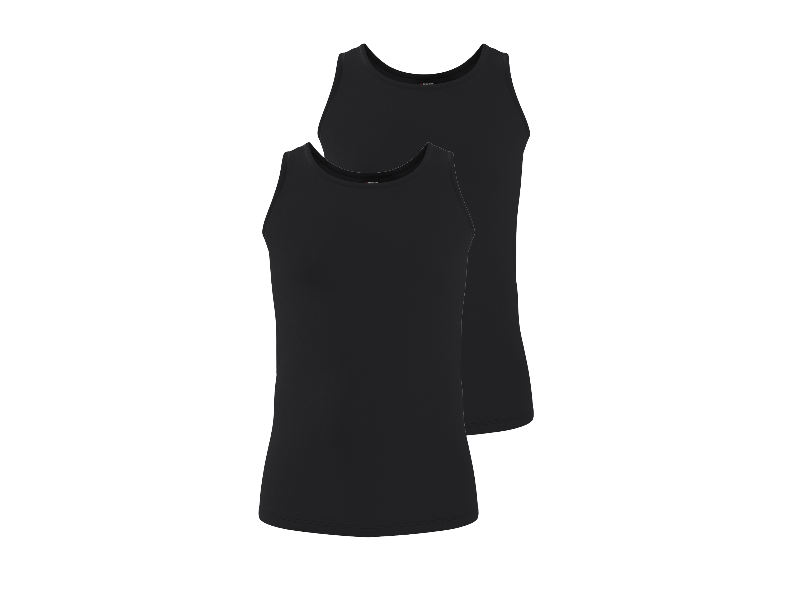 PARKSIDE Set van 2 heren hemden (Zwart, M)