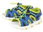 Kinder sandalen, blauw en groen, verstelbare veters.