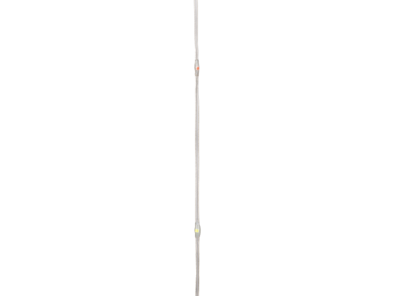 Witte verlengkabel met gekleurde indicatoren