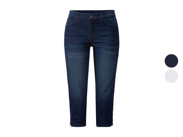 Ga naar volledige schermweergave: esmara® Dames capri-jeans Skinny Fit - afbeelding 1