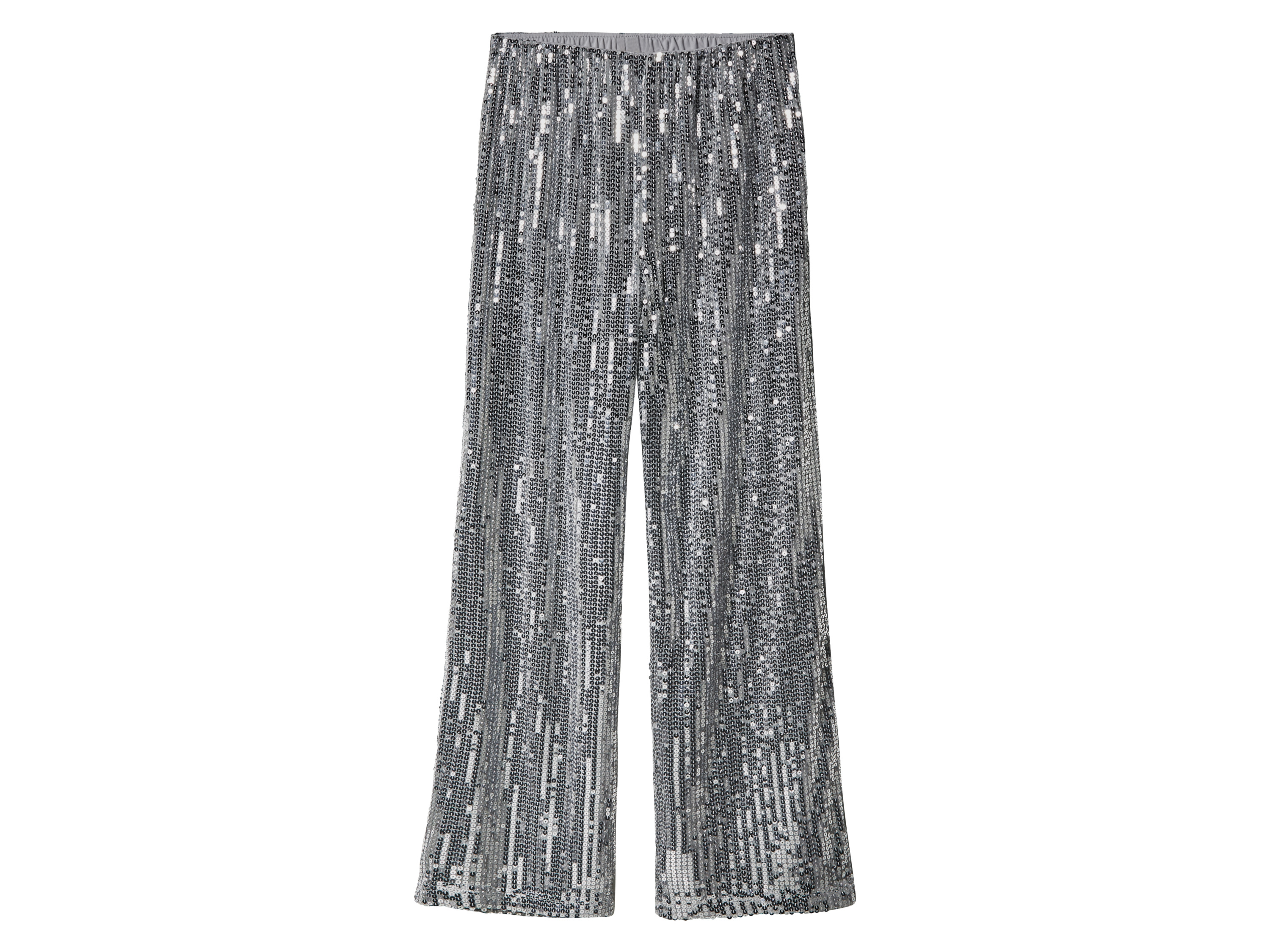 esmara Dames broek met pailletten (Zilver, S (36/38)) afbeelding