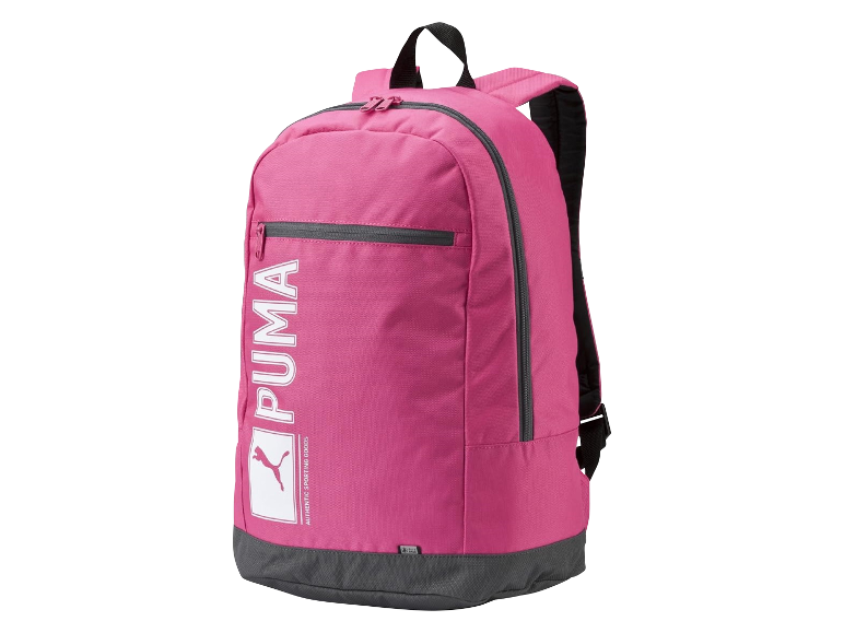 Roze Puma rugzak met groot logo.