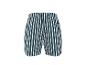 Gestreepte herenshorts in wit, donkerblauw en olijfgroen.