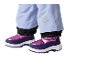 Kinderwinterbroek en laarzen met sneeuwvlokprint