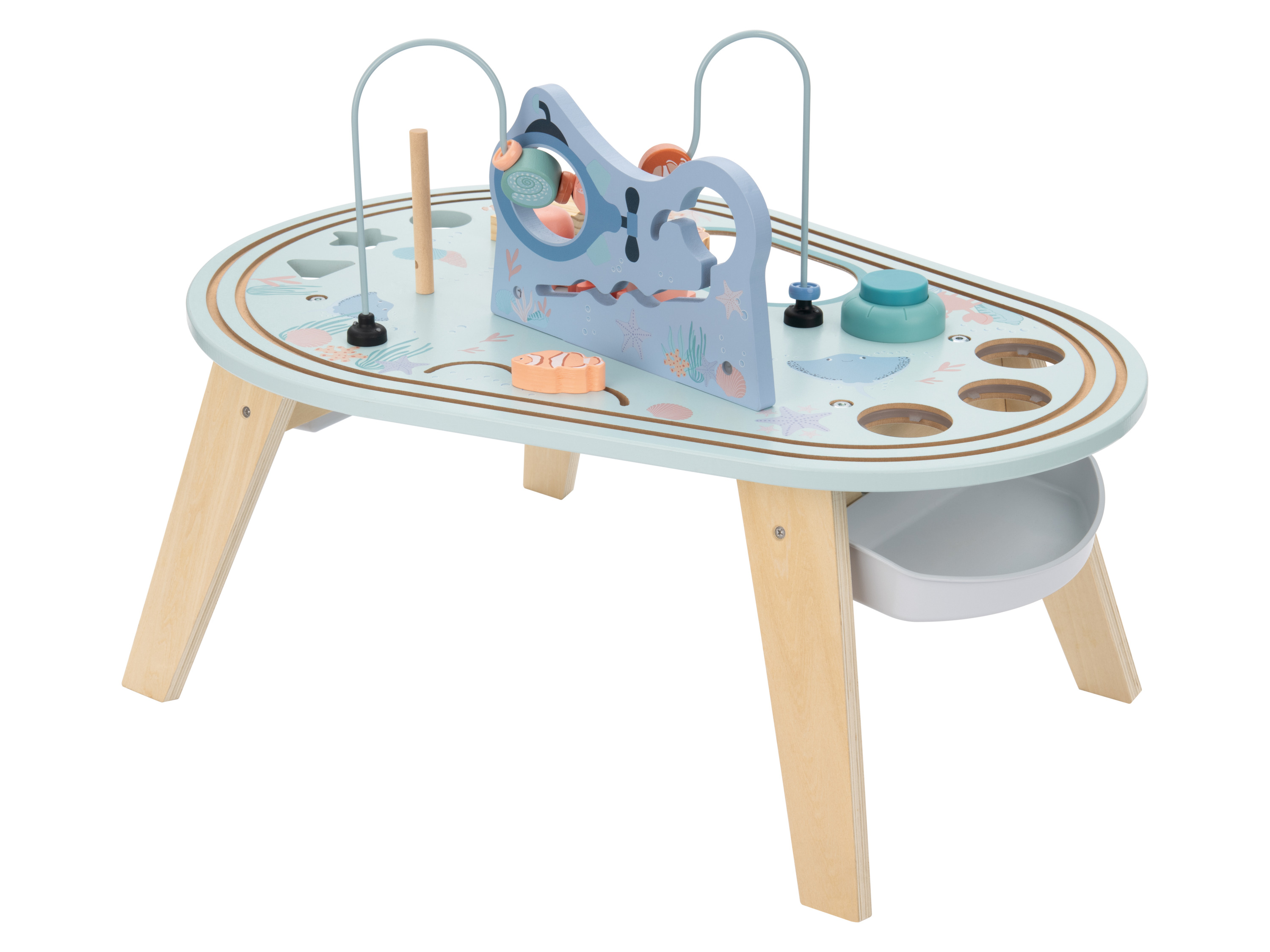 lupilu Houten motoriekboom of speeltafel (Speeltafel) afbeelding