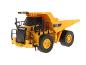 Gele Caterpillar 770 dumper.