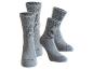 Vier grijze Schоll sokken.