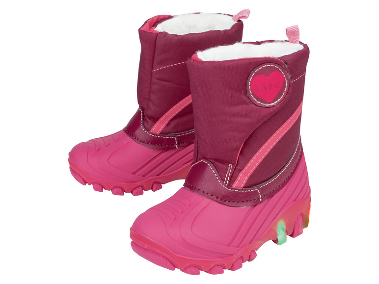 Ga naar volledige schermweergave: lupilu® Meisjes snowboots met LED-licht - afbeelding 2