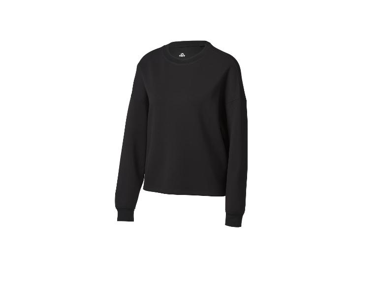 Zwart CRIVIT sweatshirt met lange mouwen voor dames