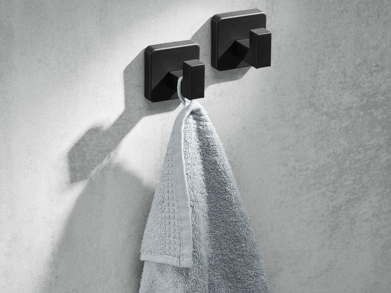 Ga naar volledige schermweergave: LIVARNO home Handdoek hakenset 2 stuks - afbeelding 4