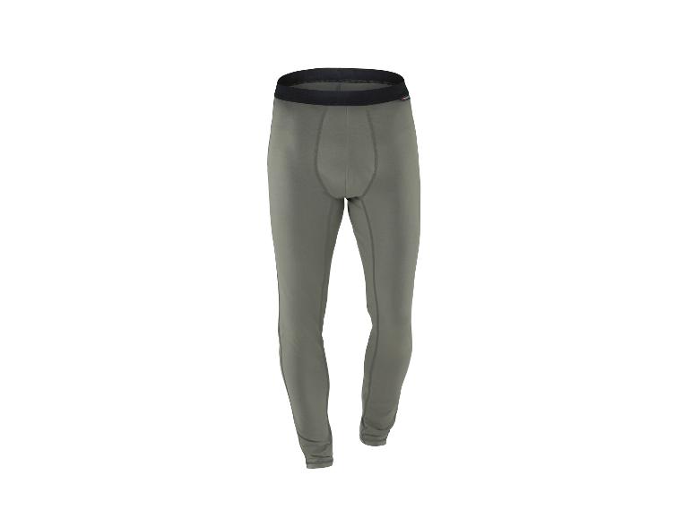 Grijze heren thermobroek met zwarte tailleband