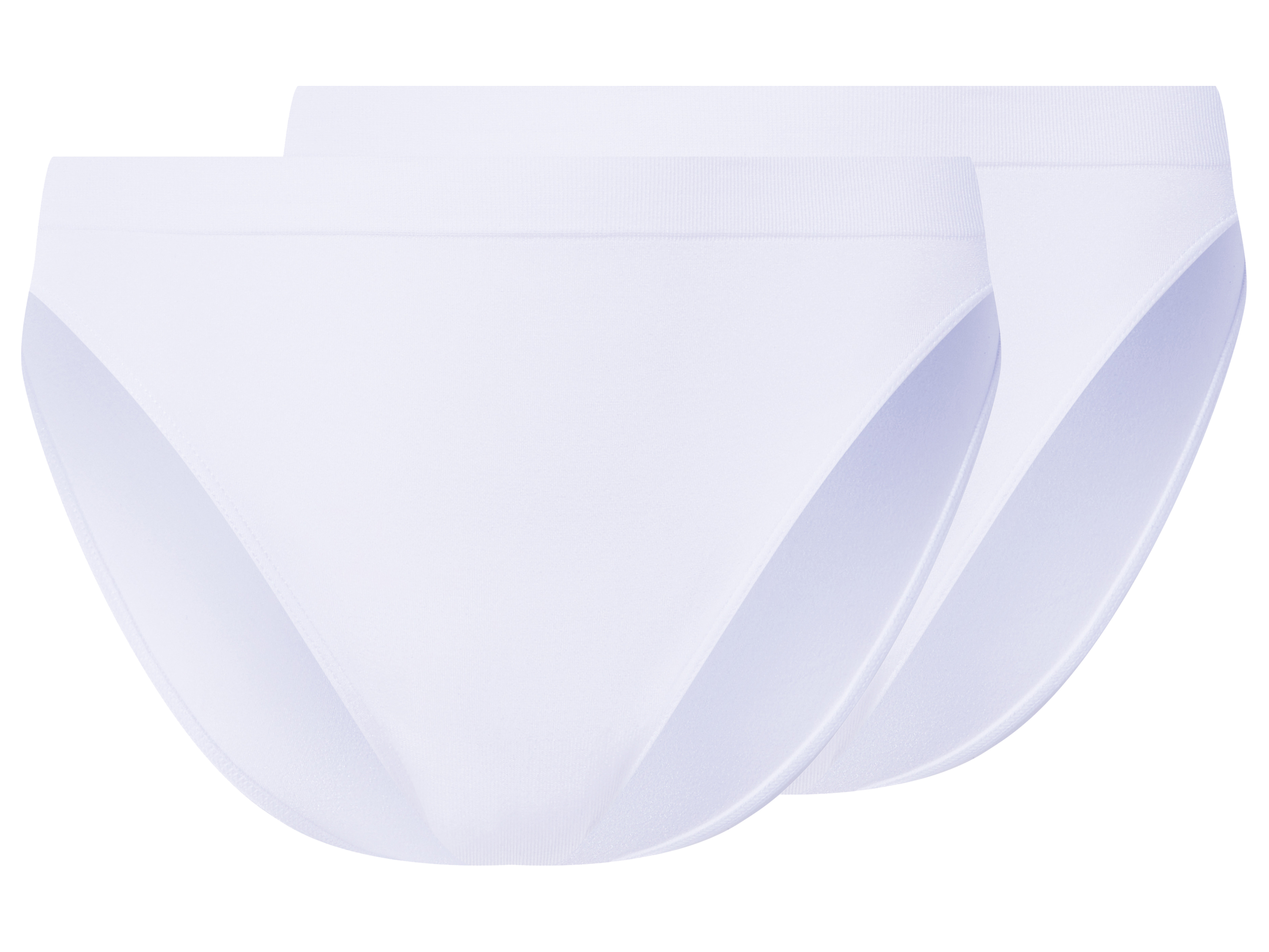 esmara Set van 2 dames onderbroeken (Wit, XL (48/50))