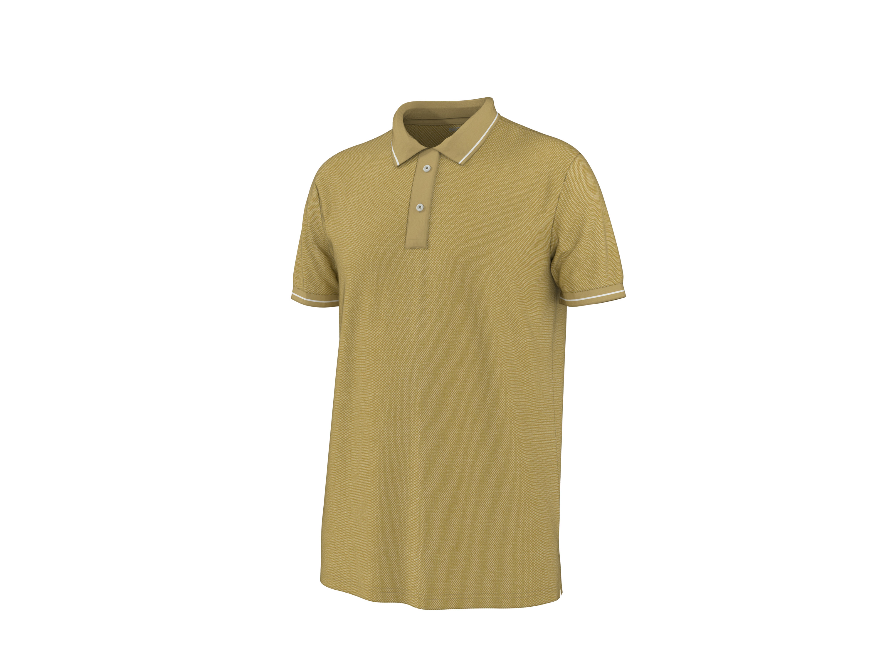 ESMARA MEN Heren polo (Olijfgroen, XXL)