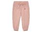Roze babybroek, casual stijl.