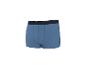 Blauwe herenboxershort met zwarte elastische tailleband