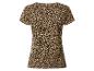 Dames T-shirt met korte mouwen en luipaardprint