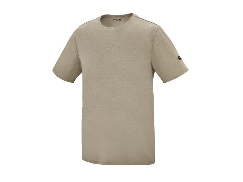 Beige Parkside Performance T-shirt met korte mouwen.