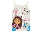 Wit meisjeshemdje met Gabby en katten van 'Gabby's Dollhouse' print