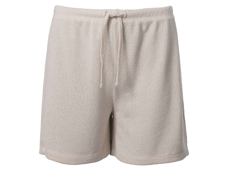 Beige shorts met trekkoord