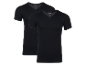 Twee zwarte V-hals T-shirts van Mexx.