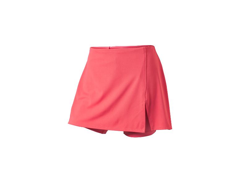 Koraalkleurige dames sportrok-short