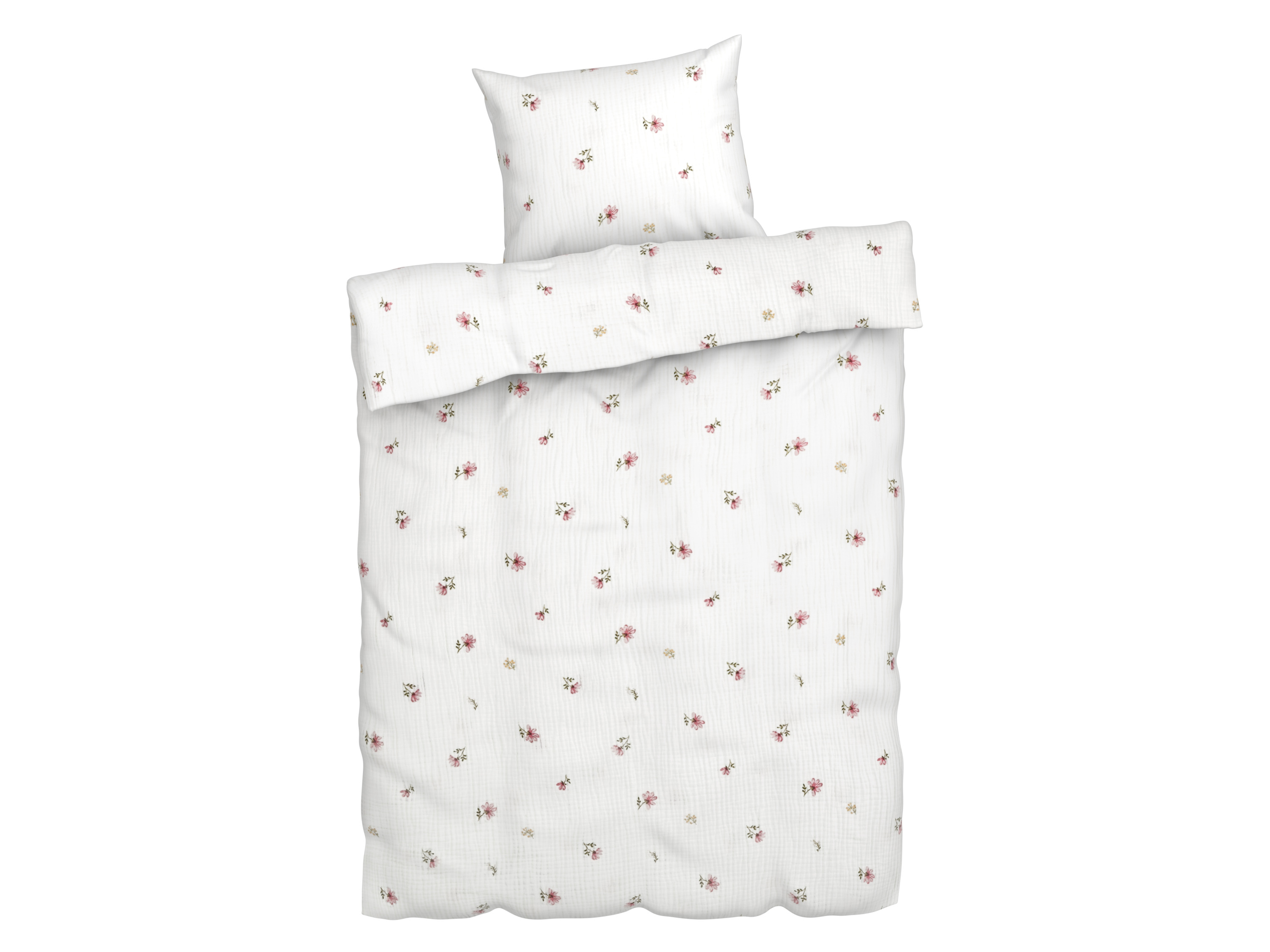 LIVARNO Baby dekbedovertrek 60 x 120 cm (Wit)