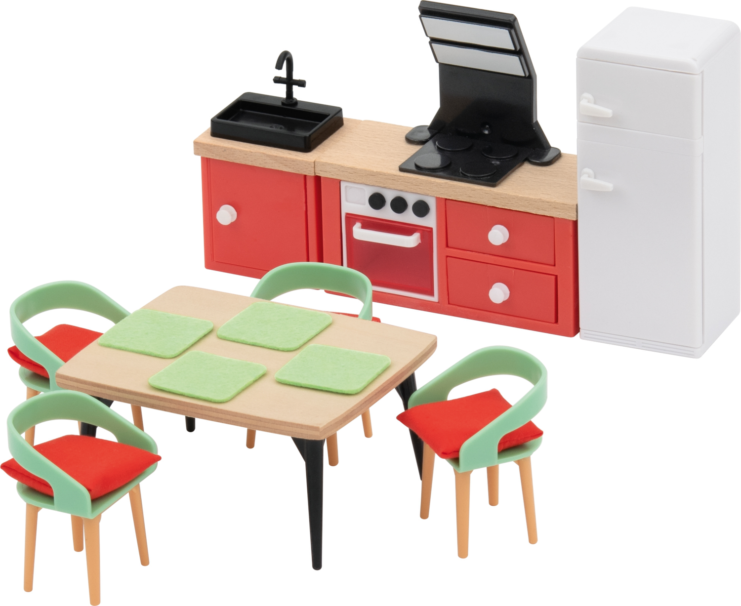 LUPILU Meubels of poppen voor poppenhuis (Keuken)